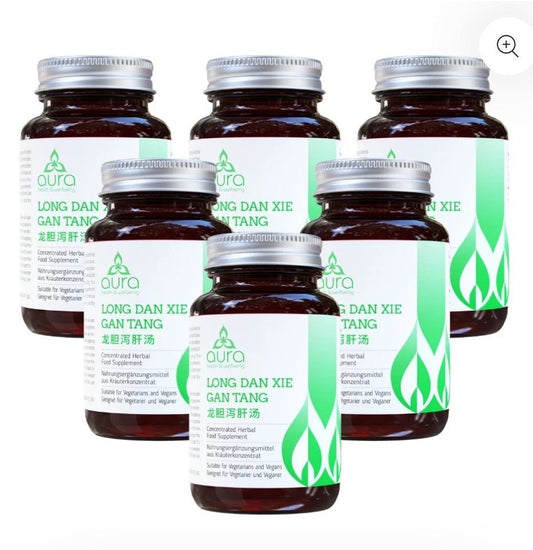 Long Dan Xie Gan Tang (Cape Jasmine Fruit & Skullcap Root) - 6 x 60 tablets