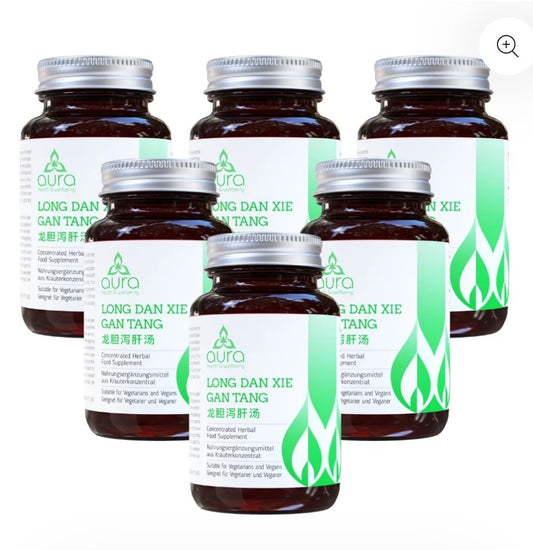 Long Dan Xie Gan Tang (Cape Jasmine Fruit & Skullcap Root) - 6 x 60 tablets