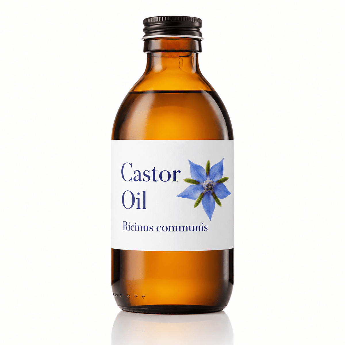 Organic Castor Oil 30ml 100ml 200ml  (cold pressed, hexane free)