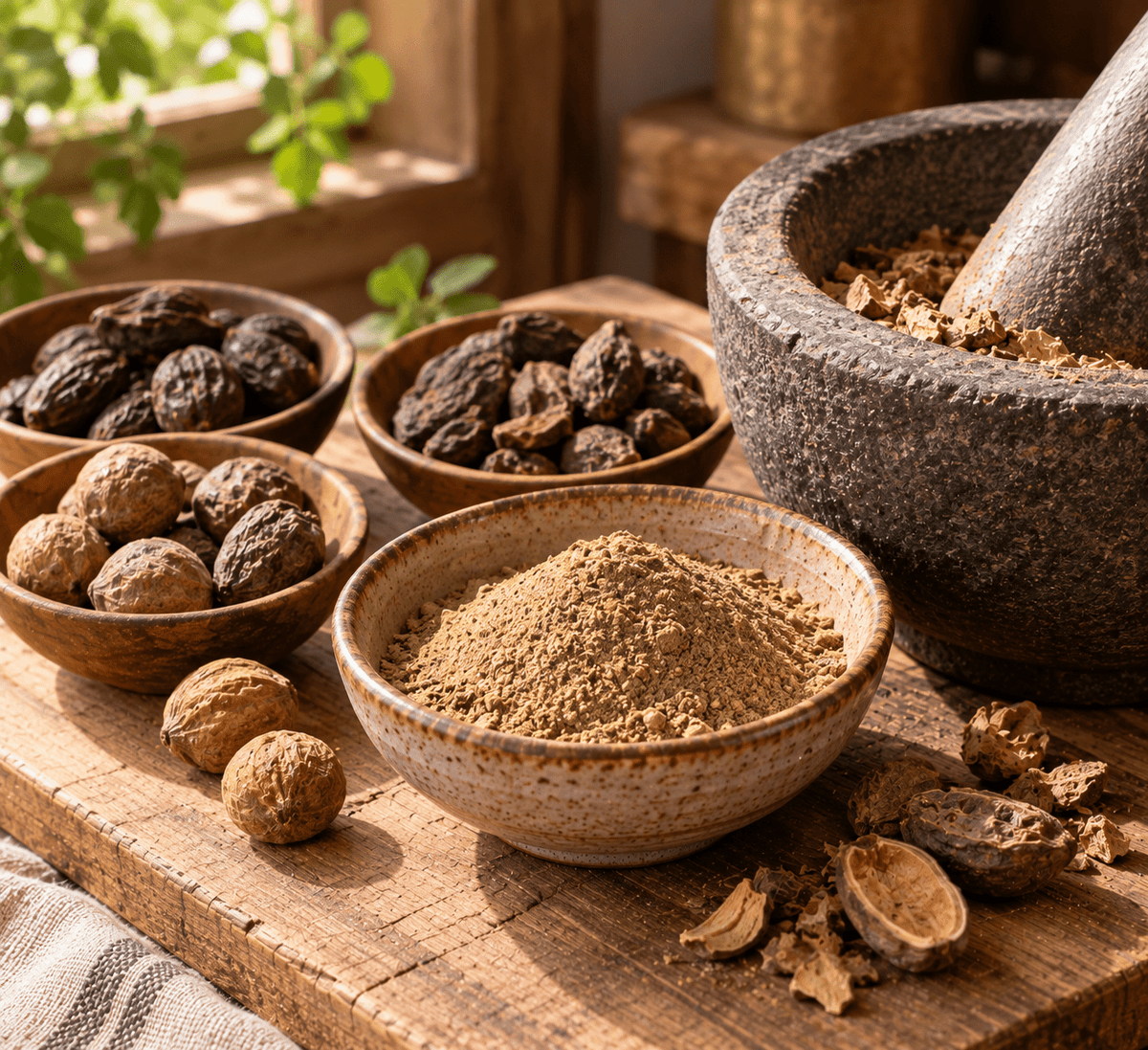 Púdar Triphala (orgánach)