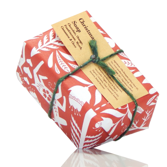 Christmas Soap -Chocolate, Cinnamon, Orange, Frankincense & Myrrh.