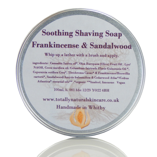 Soothing Shaving Soap - Frankincense & Sandalwood