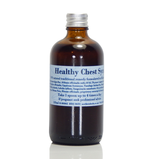 Healthy Chest Elixir - this is very strong, begin with a low dose - 1/4 tsp. and build up