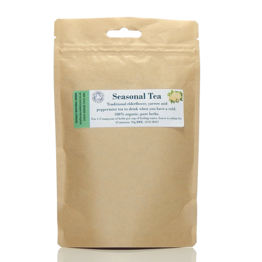 Seasonal Yarrow, Elderflower & Peppermint Tea (organic)
