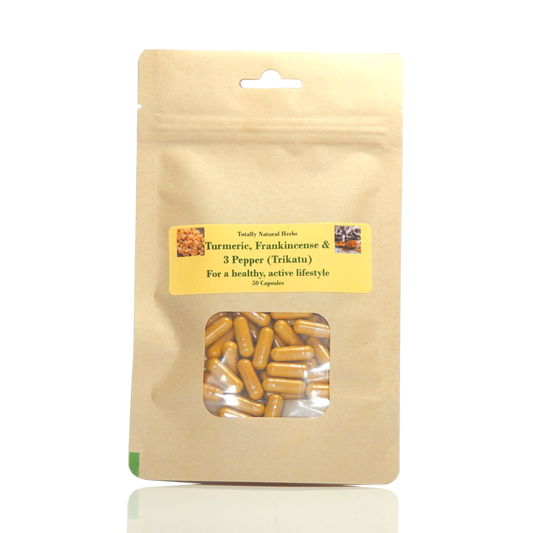 Turmeric, Frankincense & 3 Pepper (Trikatu) Capsules