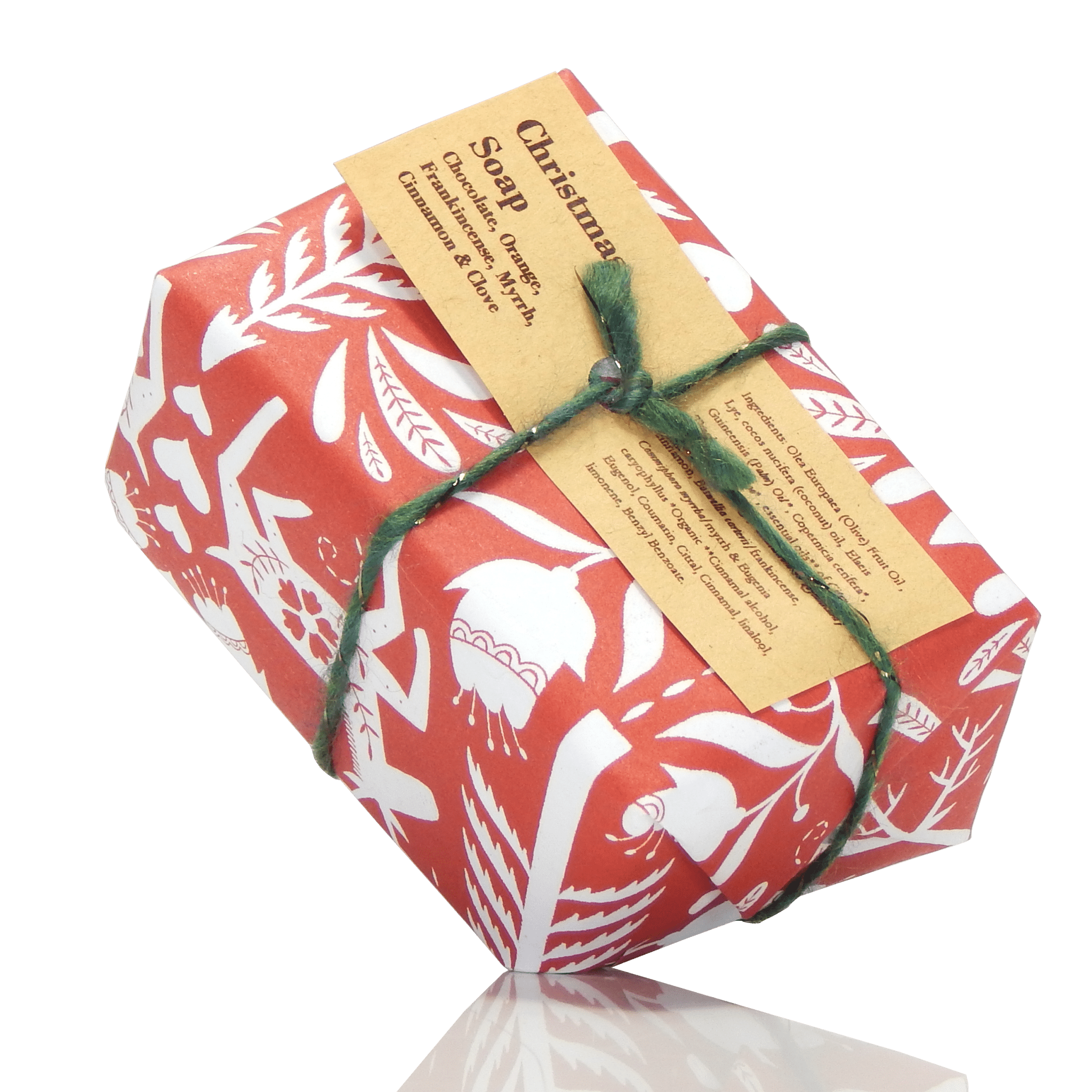 Christmas Soap -Chocolate, Cinnamon, Orange, Frankincense & Myrrh.