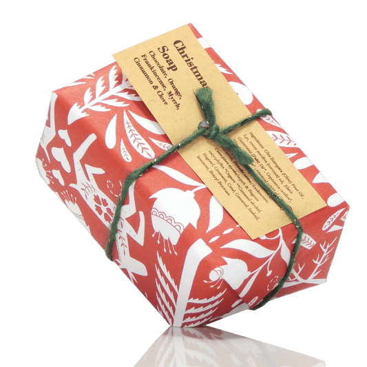 Christmas Soap -Chocolate, Cinnamon, Orange, Frankincense & Myrrh.