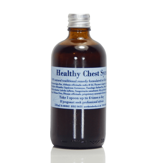 Healthy Chest Elixir - this is very strong, begin with a low dose - 1/4 tsp. and build up