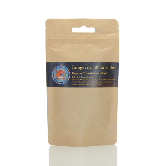 Longevity - Organic 7 Mushroom Extract Blend Capsules