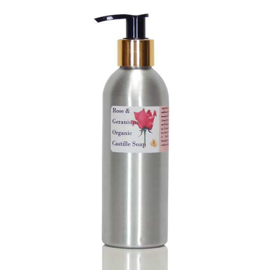 Gallúnach Castille Orgánach Rose &amp; Geranium