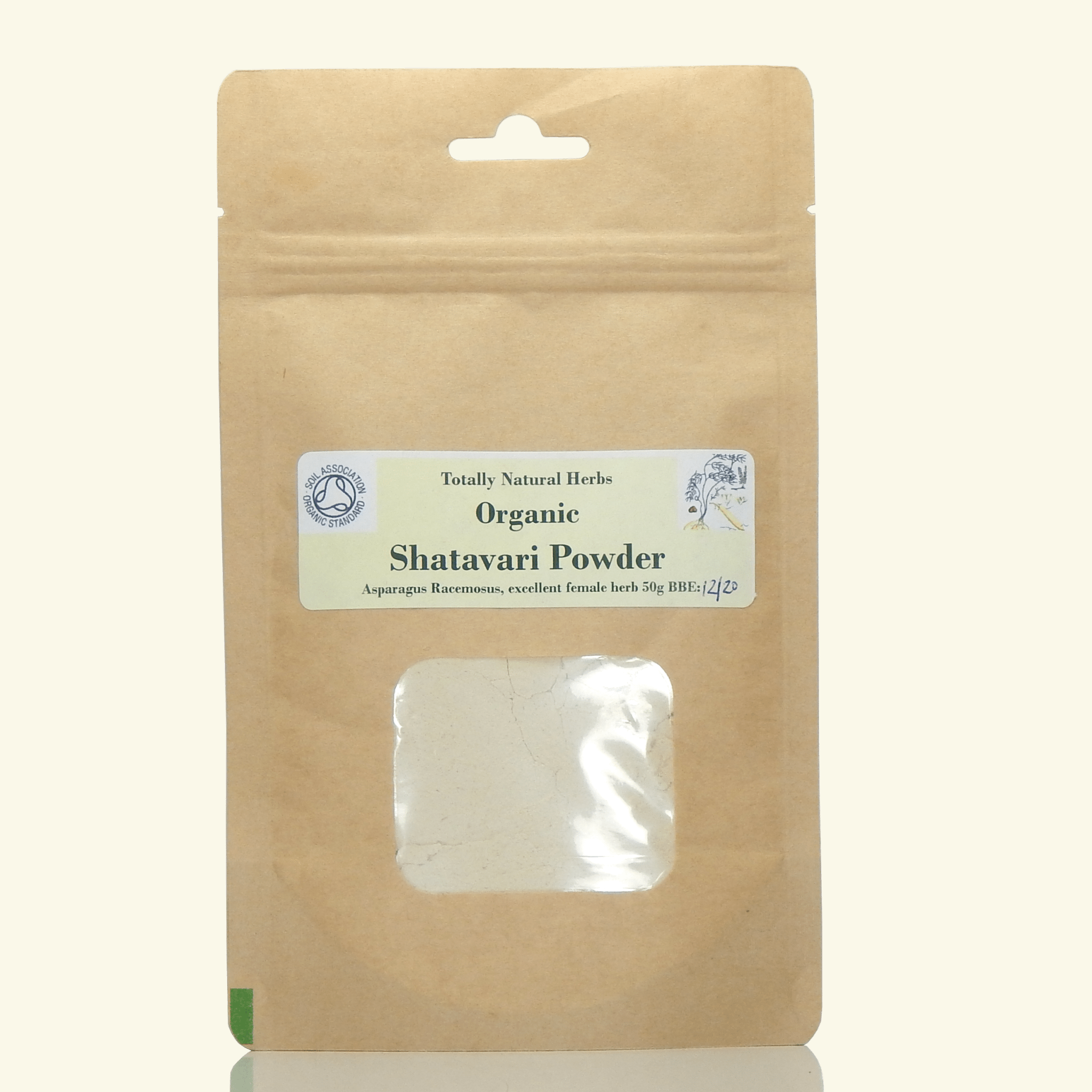 Púdar Shatavari (orgánach)