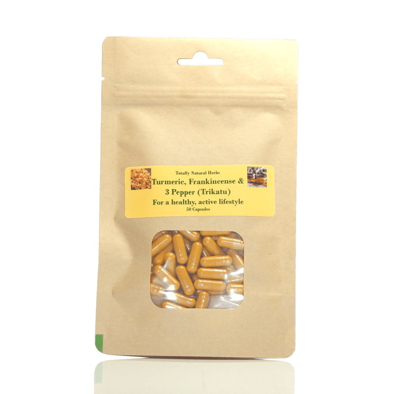 Capsúil Turmeric, Frankincense &amp; 3 Pepper (Trikatu).